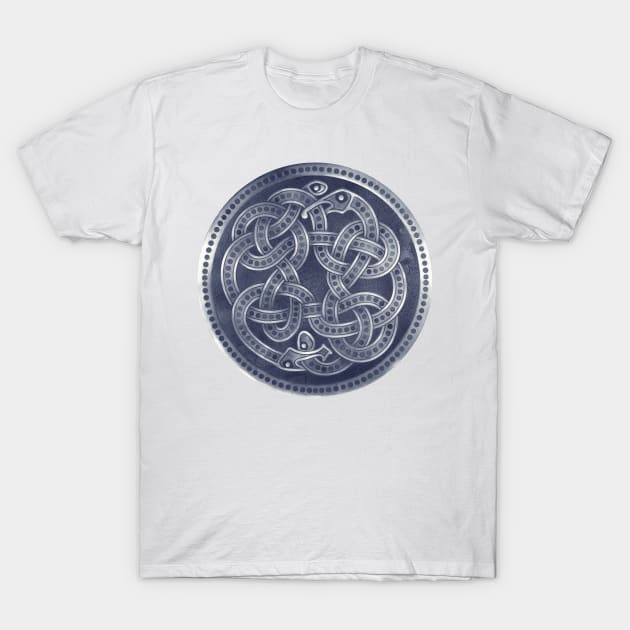 Silver Serpents T-Shirt by Hareguizer